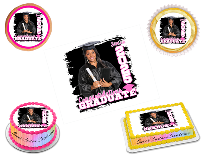 Graduation Photo Edible Image Frosting Sheet #31P (80+ sizes)