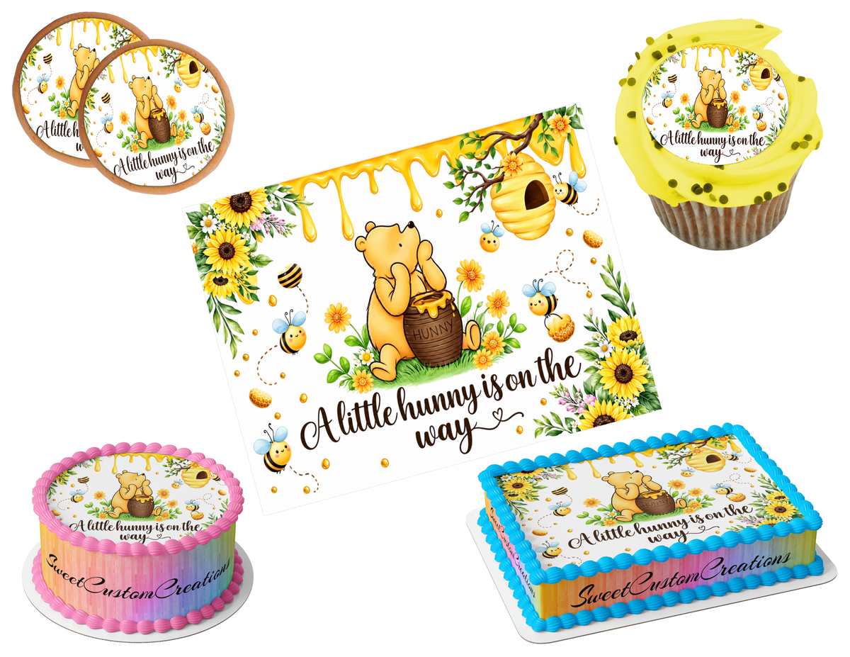 Pooh Bear Edible Image Frosting Sheet #55 (80+ sizes)