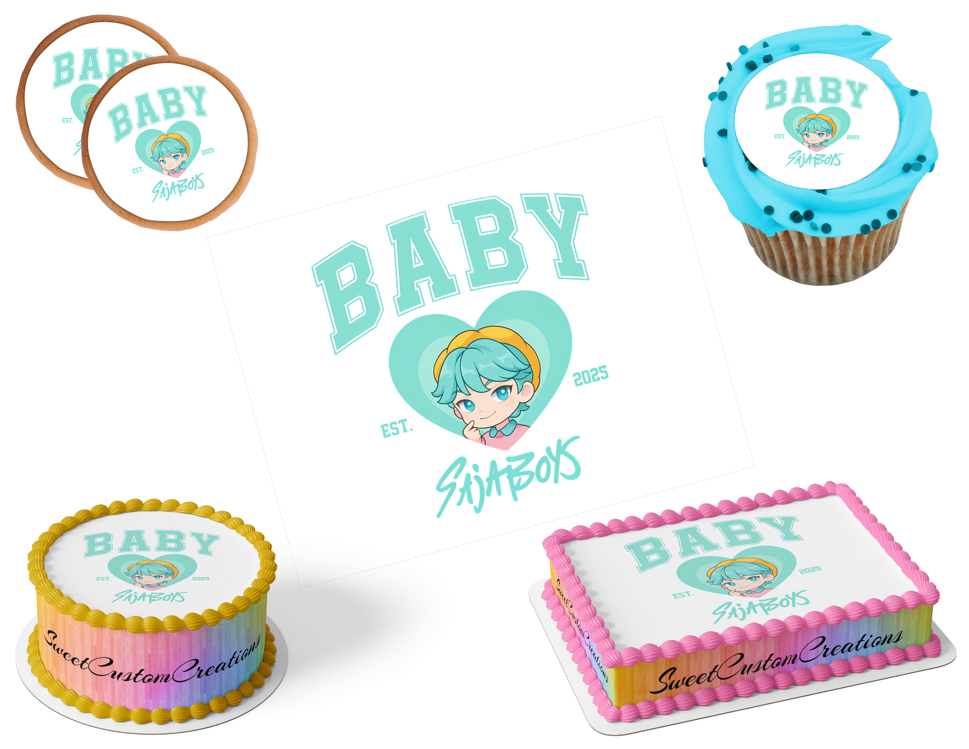 K-Pop Demon Hunters Edible Image Frosting Sheet #56 (80+ sizes)