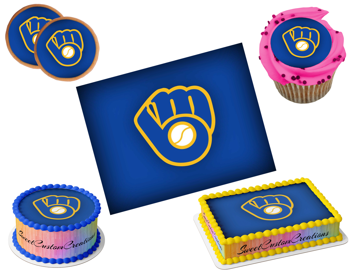 Milwaukee Brewers Edible Image Frosting Sheet #5Z (80+ sizes)