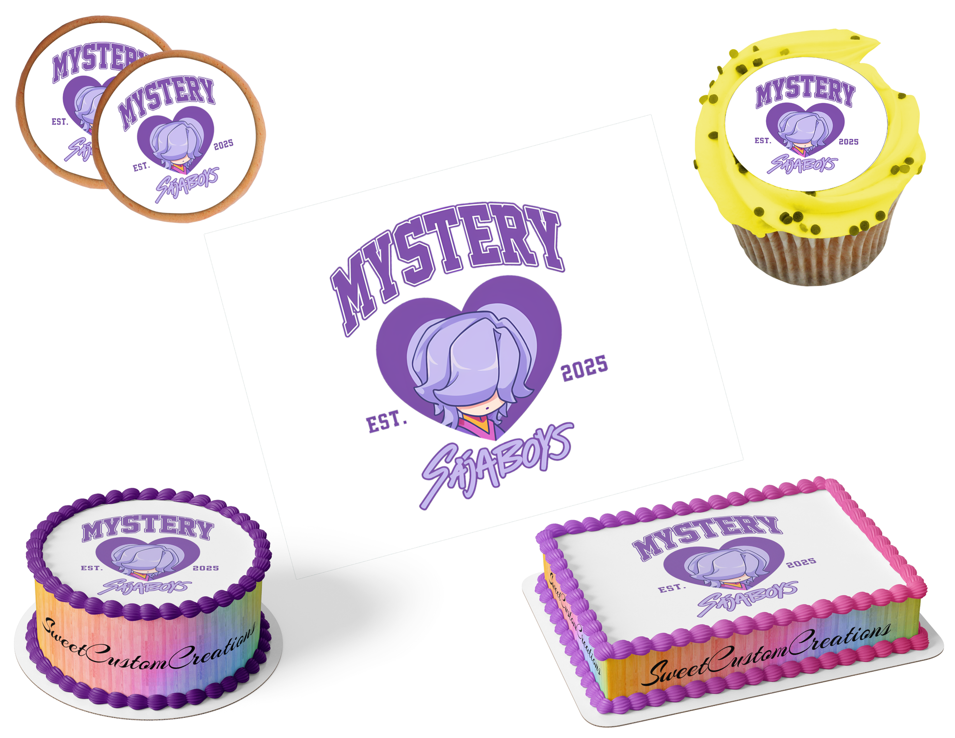 K-Pop Demon Hunters Edible Image Frosting Sheet #60 (80+ sizes)