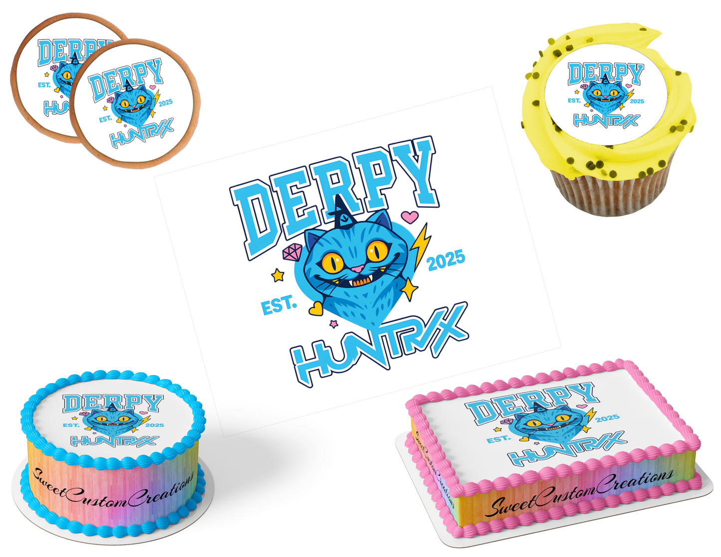 K-Pop Demon Hunters Edible Image Frosting Sheet #61 (80+ sizes)