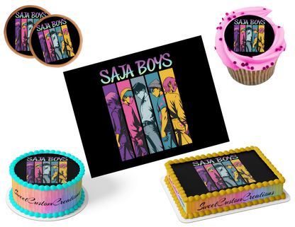 K-Pop Demon Hunters Edible Image Frosting Sheet #63 (80+ sizes)