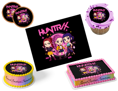 K-Pop Demon Hunters Edible Image Frosting Sheet #67 (80+ sizes)