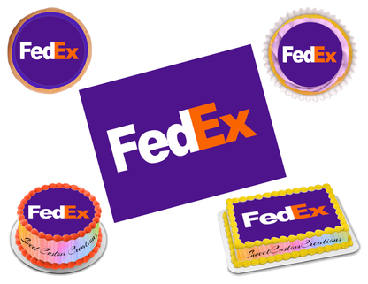 FedEx Edible Image Frosting Sheet #6 (80+ sizes)