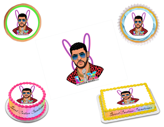 Super Bowl 60 LX 2026 Edible Image Frosting Sheet #6 (80+ sizes)