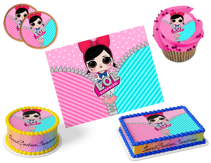 LOL Surprise Dolls Edible Image Frosting Sheet #74 (80+ sizes)