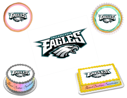 Philadelphia Eagles Edible Image Frosting Sheet #78 (80+ sizes)
