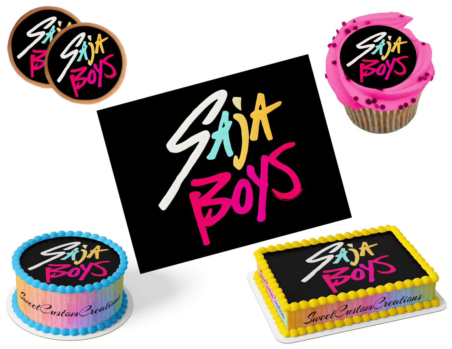 K-Pop Demon Hunters Edible Image Frosting Sheet #79 (80+ sizes)