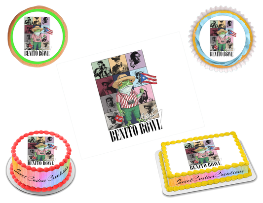 Benito Bowl LX 2026 Edible Image Frosting Sheet #7 (80+ sizes)