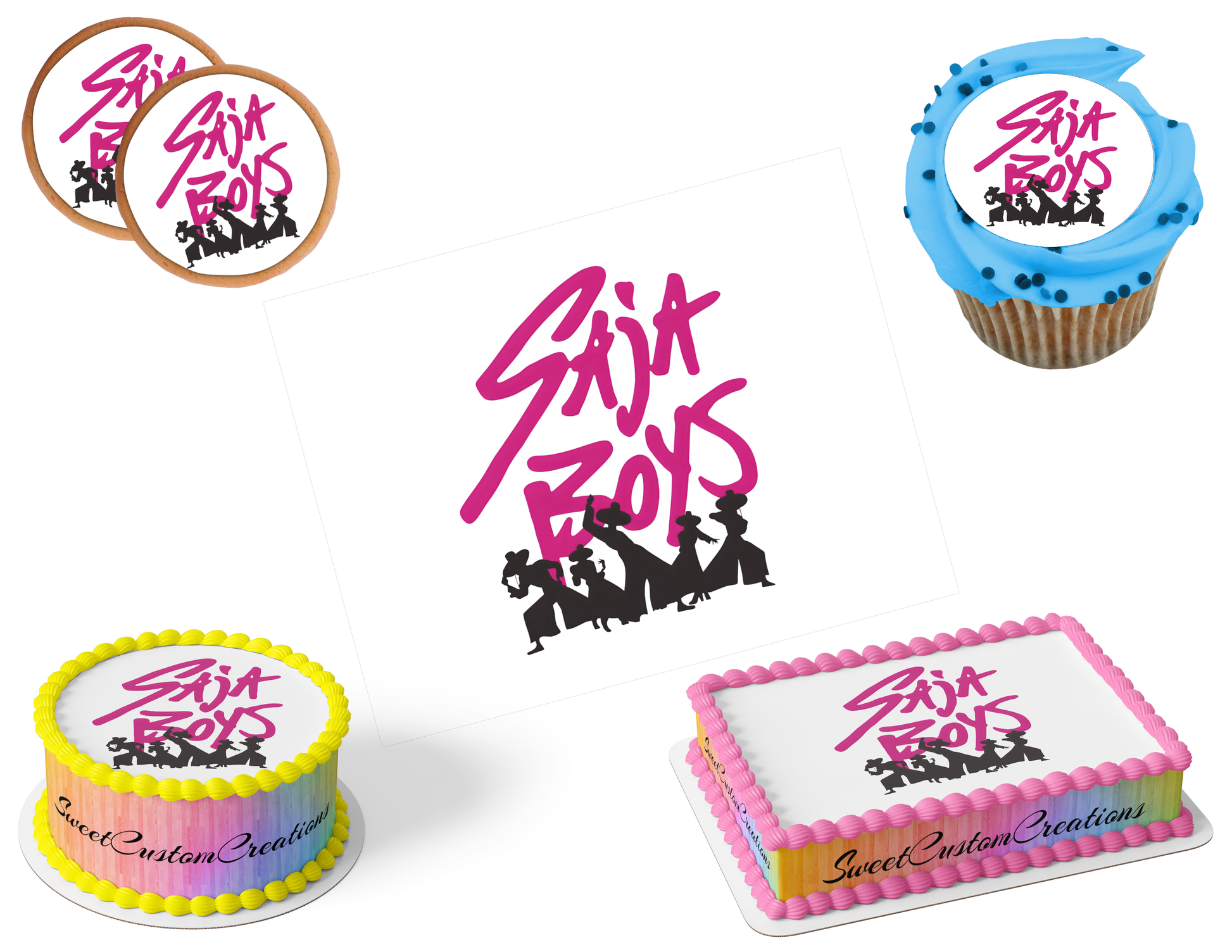 K-Pop Demon Hunters Edible Image Frosting Sheet #89 (80+ sizes)