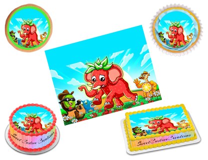 Italian Cartoon Brainrot Edible Image Frosting Sheet #8 (80+ sizes)