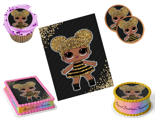 LOL Surprise Dolls Edible Image Frosting Sheet #9 (80+ sizes)