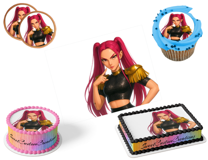 K-Pop Demon Hunters Edible Image Frosting Sheet #95 (80+ sizes)