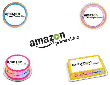 Amazon Prime Edible Image Frosting Sheet #9 (80+ sizes)