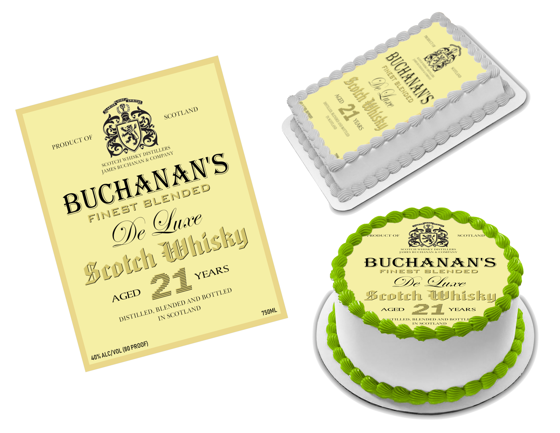 Buchanans Edible Image Frosting Sheet #1 Topper (70+ sizes)