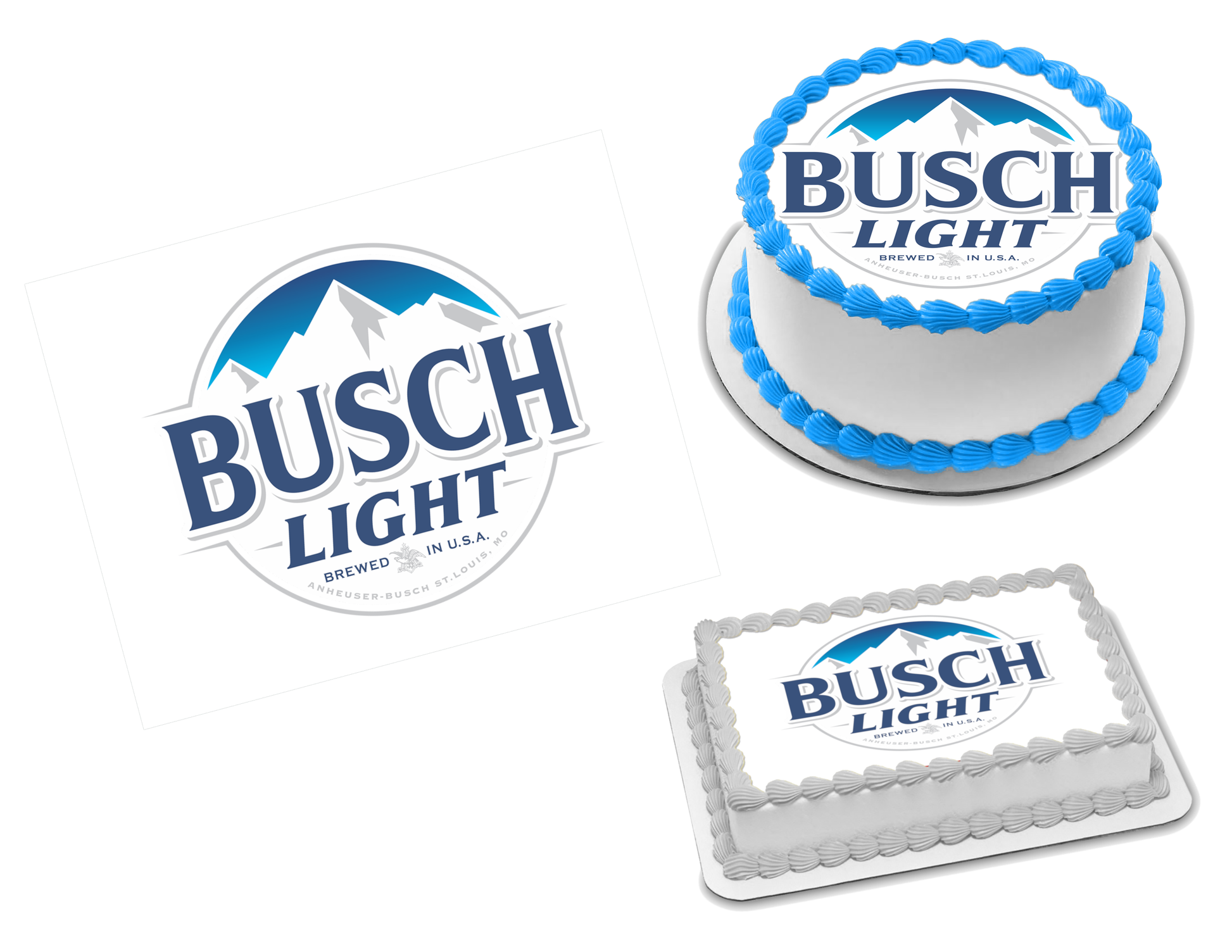 Busch Light Beer Edible Image Frosting Sheet #1 Topper (70+ sizes) – Sweet  Custom Creations