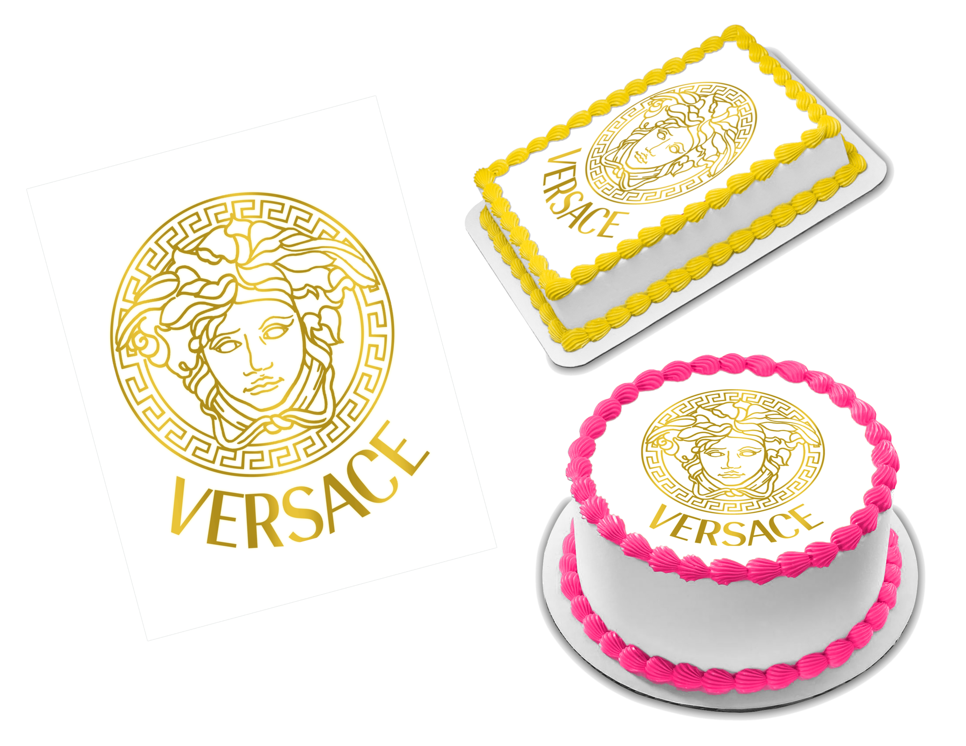 A 3 tier Chanel, Versace and Louis - The Little Cake House