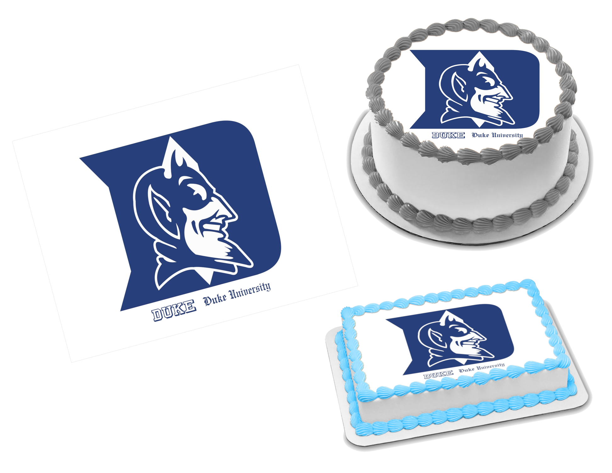 Duke Blue Devils Edible Image Frosting Sheet #15 Topper (70+ sizes) – Sweet  Custom Creations