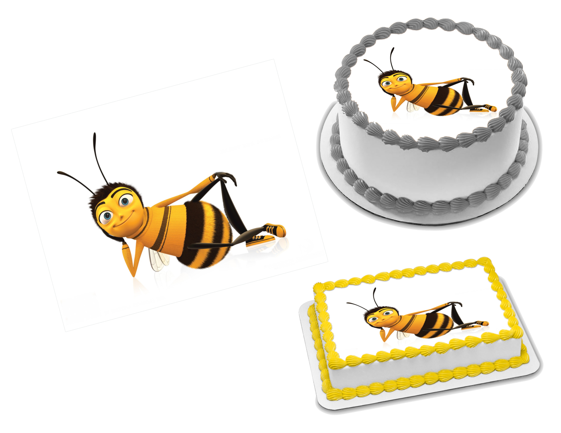 Bee Movie Edible Image Frosting Sheet #19 Topper (70+ sizes) – Sweet Custom  Creations