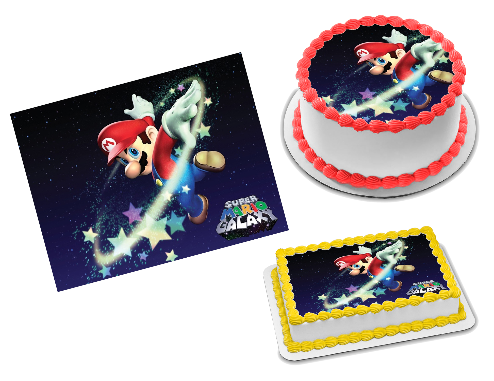 Super Mario Brothers Edible Image Frosting Sheet #21 (70+ sizes)