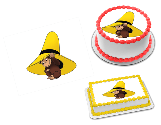 Curious George Edible Image Frosting Sheet #22 Topper (70+ sizes)