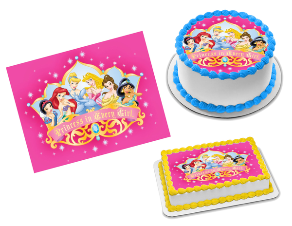 Disney Princess Edible Image Frosting Sheet #22 Topper (70+ sizes ...