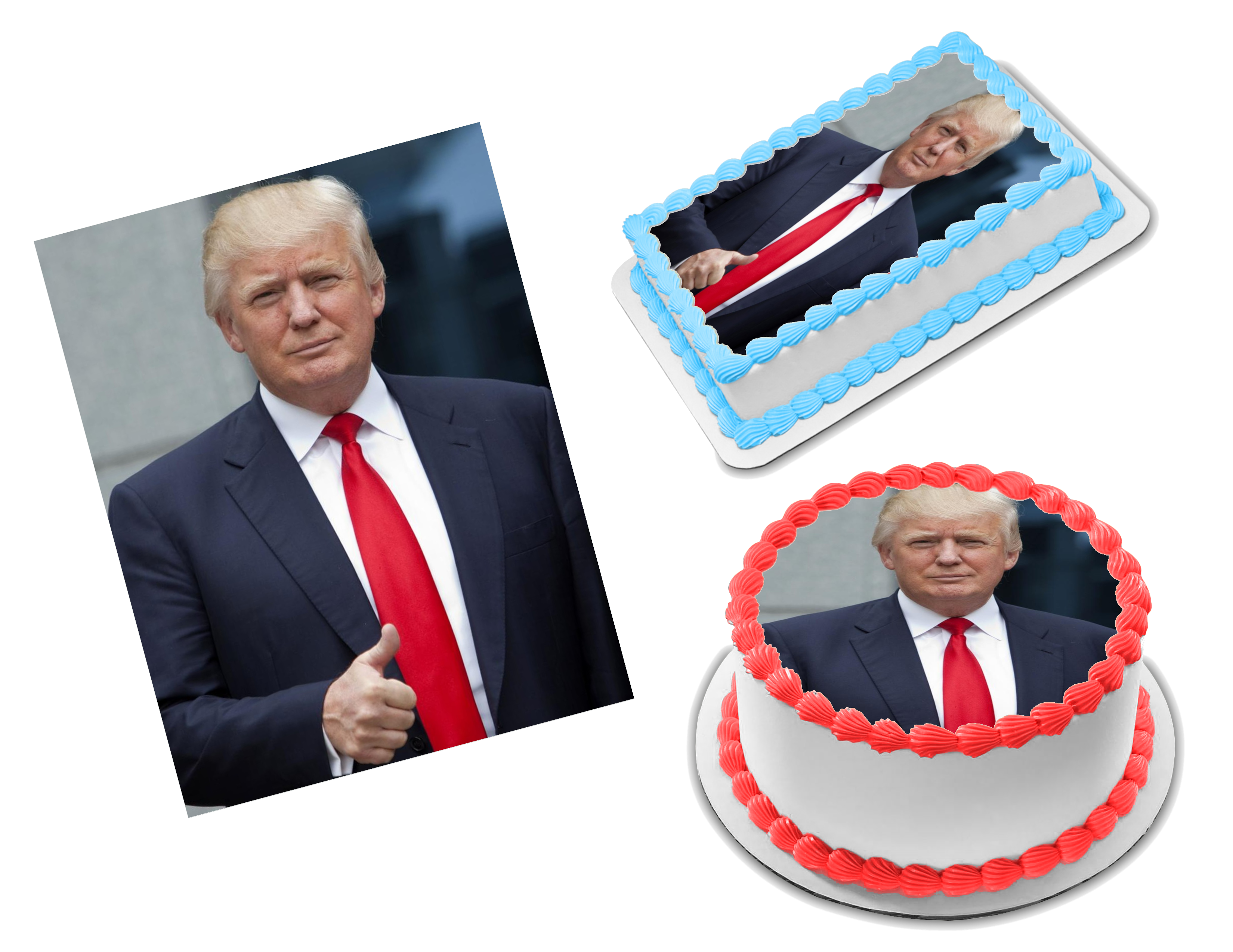 Trump Edible Image Frosting Sheet #3 (80+ sizes) – Sweet Custom Creations