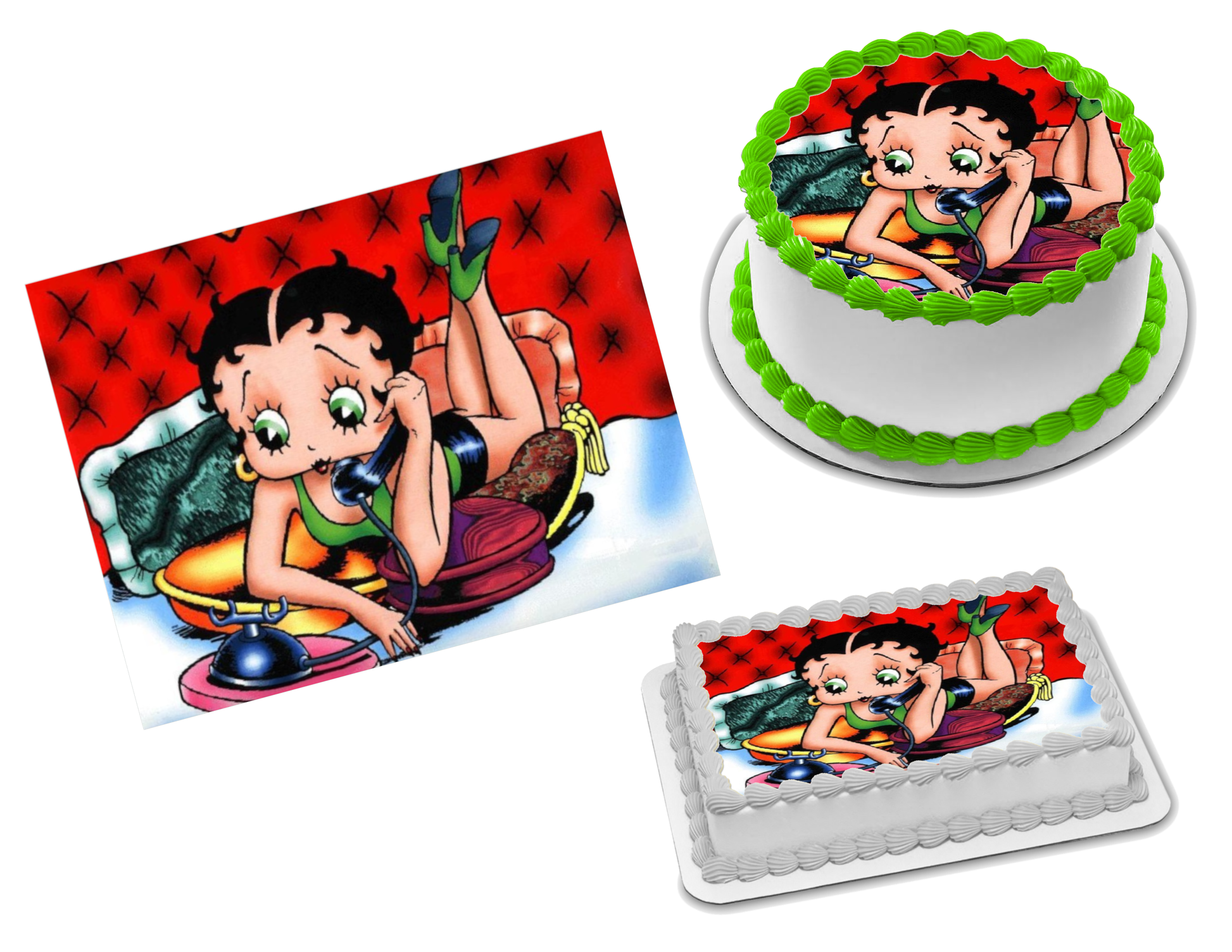 Betty Boop Edible Image Frosting Sheet #39 Topper (70+ sizes