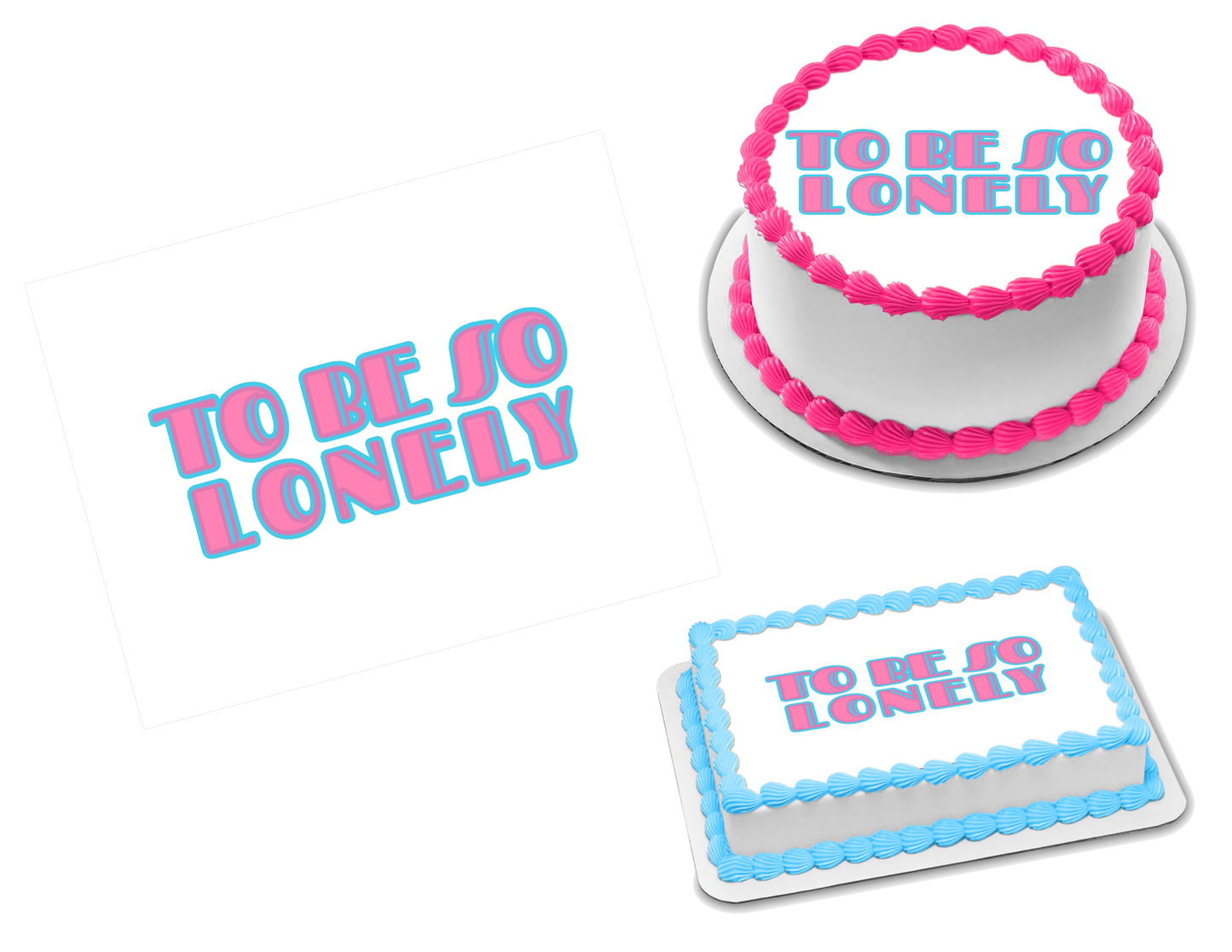 Harry Styles To Be So Lonely Edible Image Frosting Sheet #4 (70+ sizes)