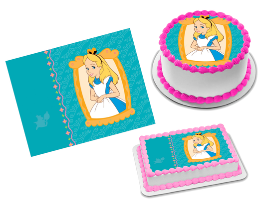 Alice in Wonderland Edible Image Frosting Sheet #41 Topper (70+ sizes)
