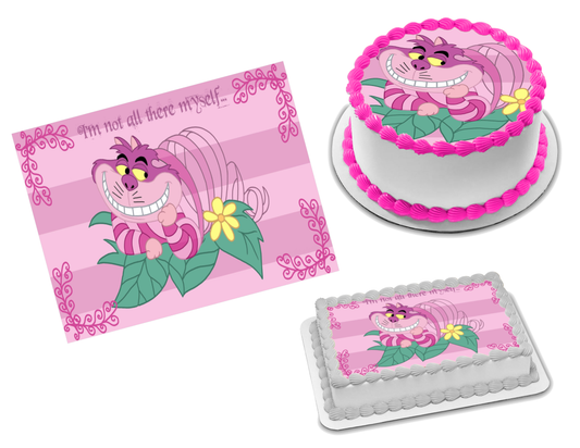 Cheshire Cat Edible Image  Frosting Sheet #48 Topper (70+ sizes)