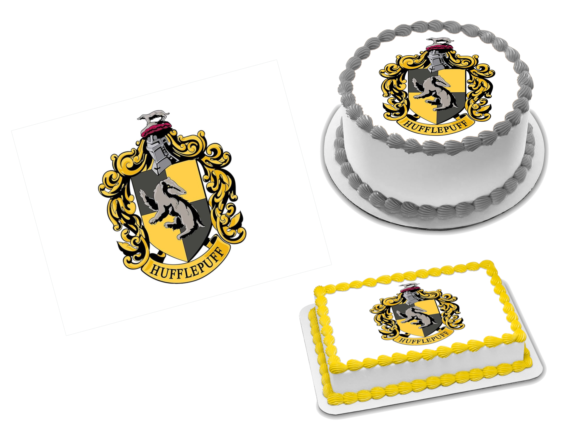 Harry Potter Hufflepuff Edible Image Frosting Sheet #53 (70+ sizes) – Sweet  Custom Creations
