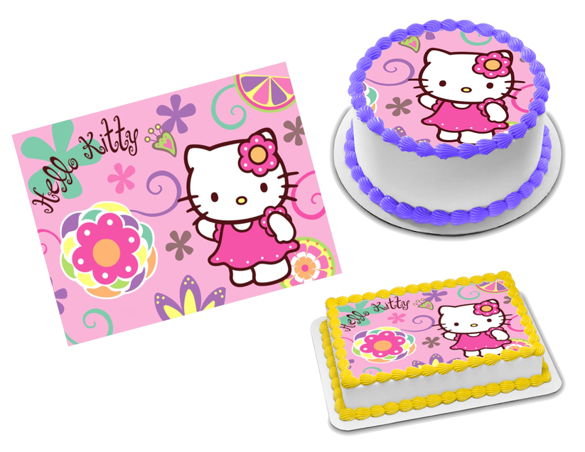 Hello Kitty Edible Image Frosting Sheet #67 (70+ sizes) – Sweet Custom ...