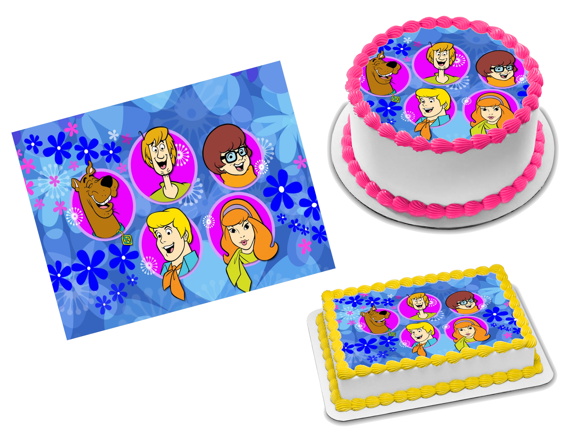 Scooby Doo Edible Image Frosting Sheet #7 (70+ sizes)