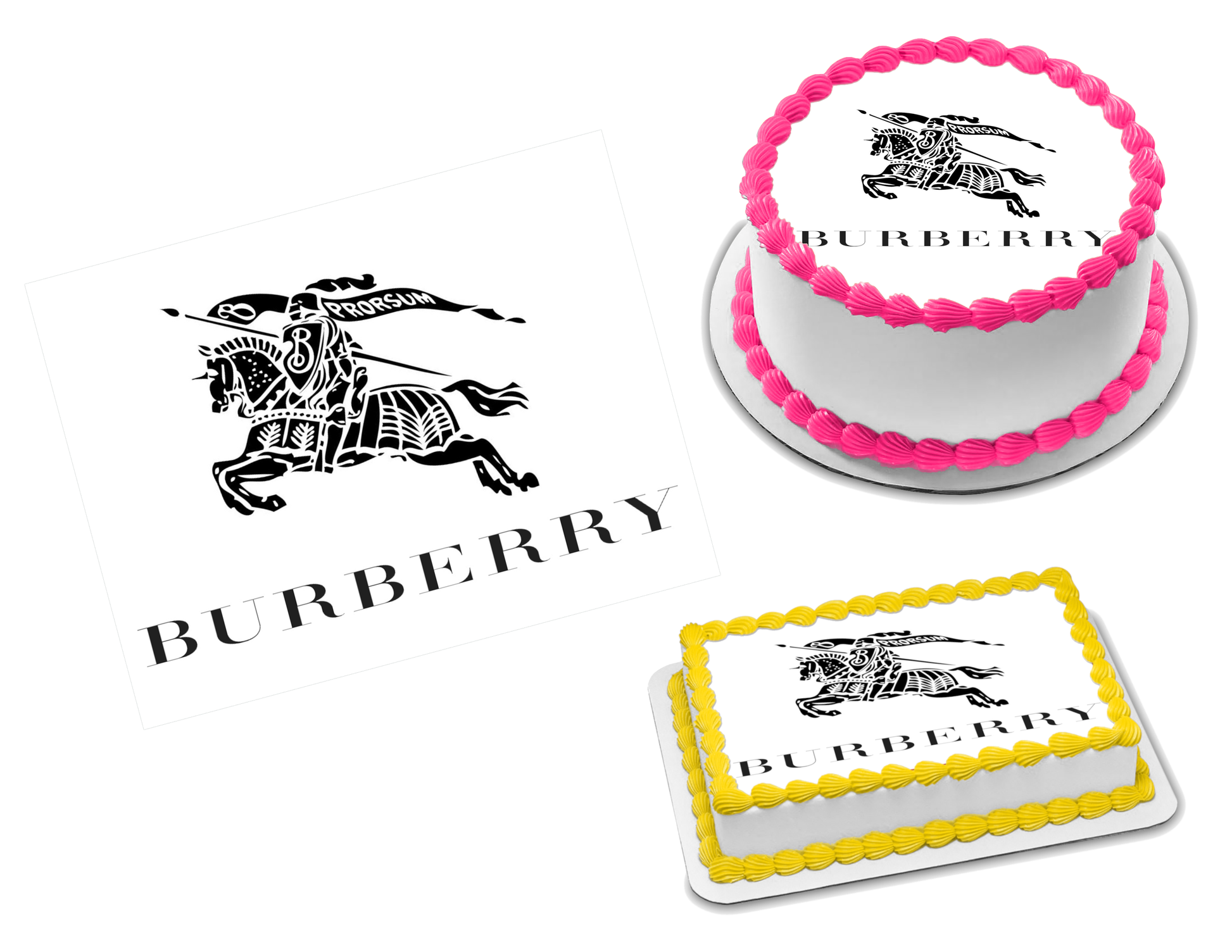 Help! with Burberry Pattern  Fondant cake tutorial, Gucci cake, Square  birthday cake