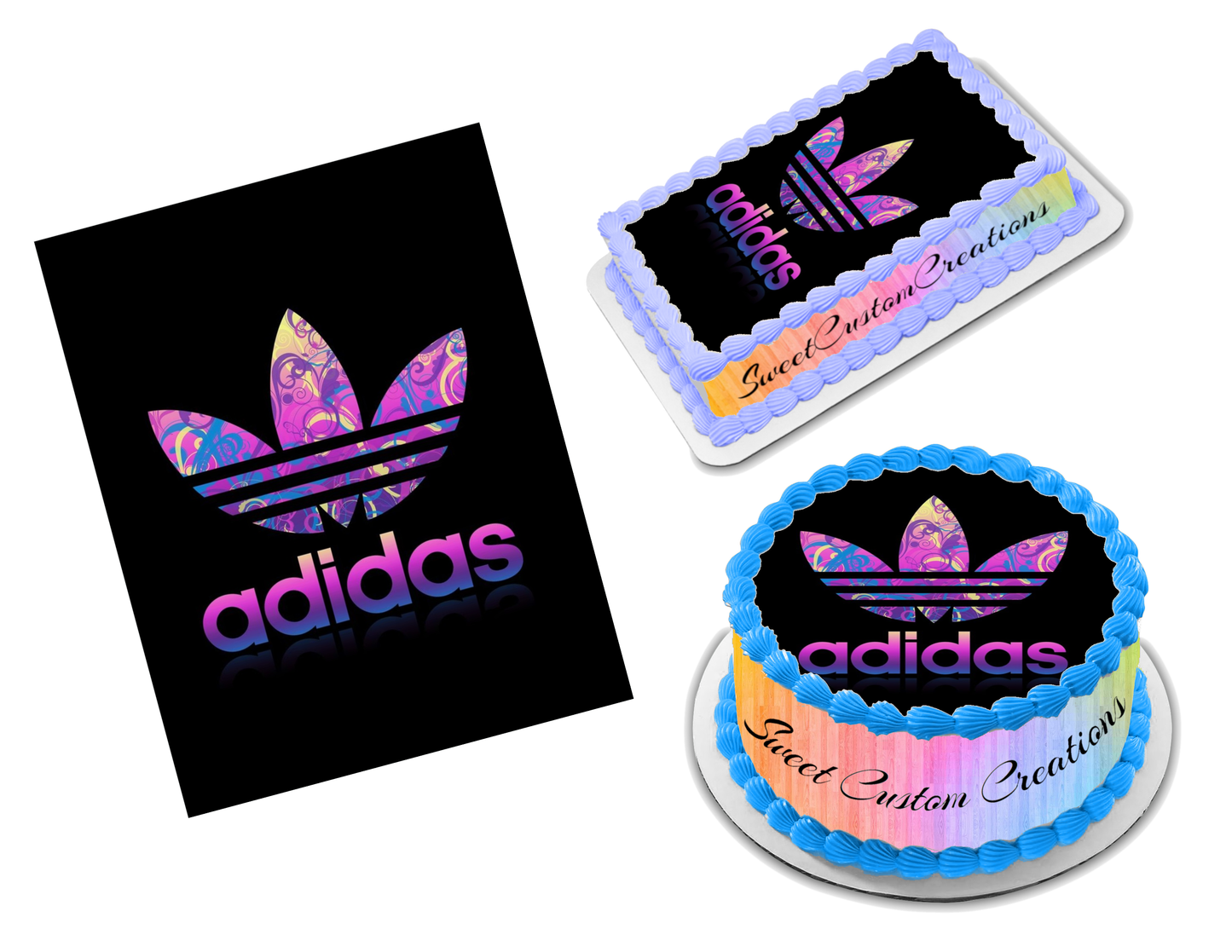 Custom 2024 adidas logo