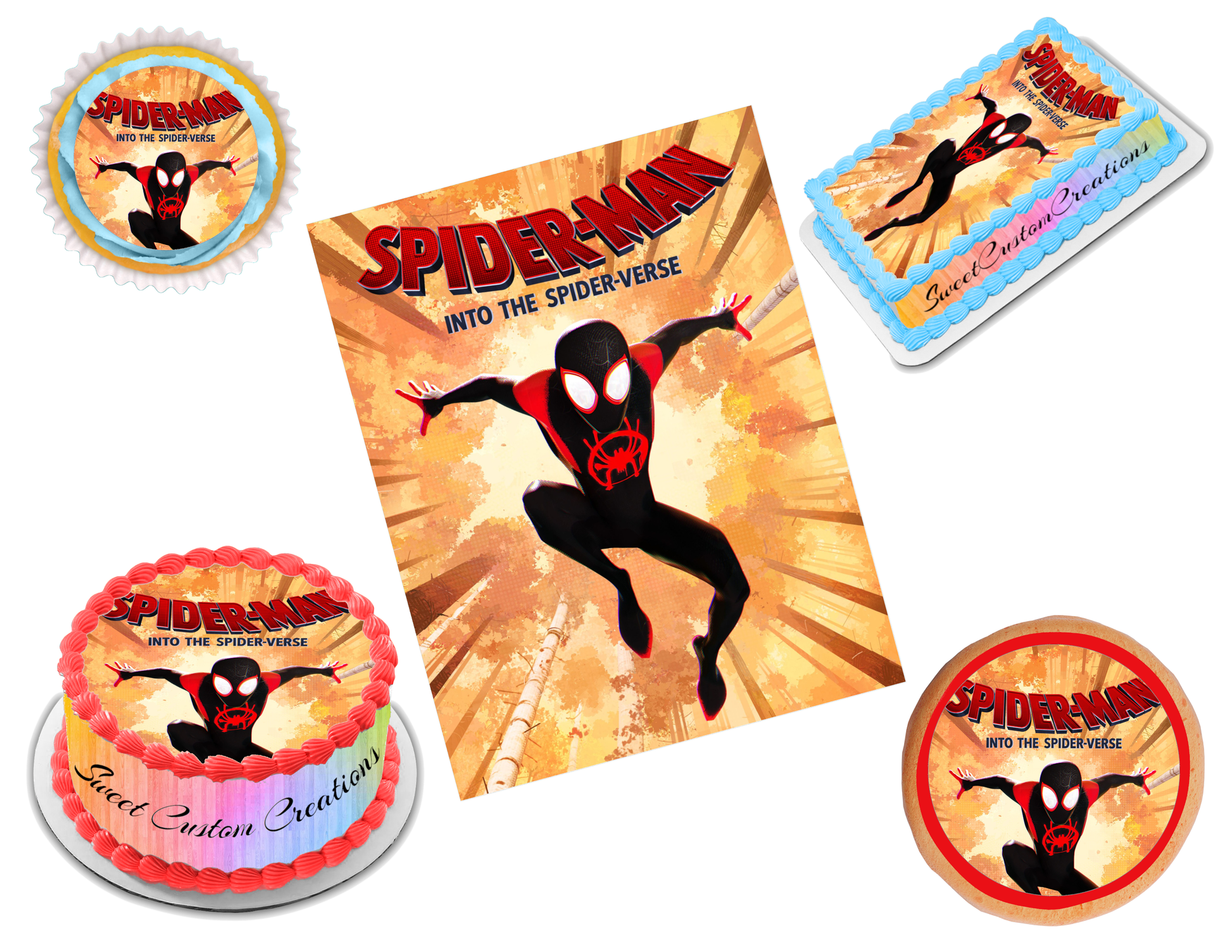 Miles Morales Edible Image Frosting Sheet #8 (70+ sizes)
