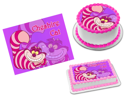 Cheshire Cat Edible Image  Frosting Sheet #9 Topper (70+ sizes)