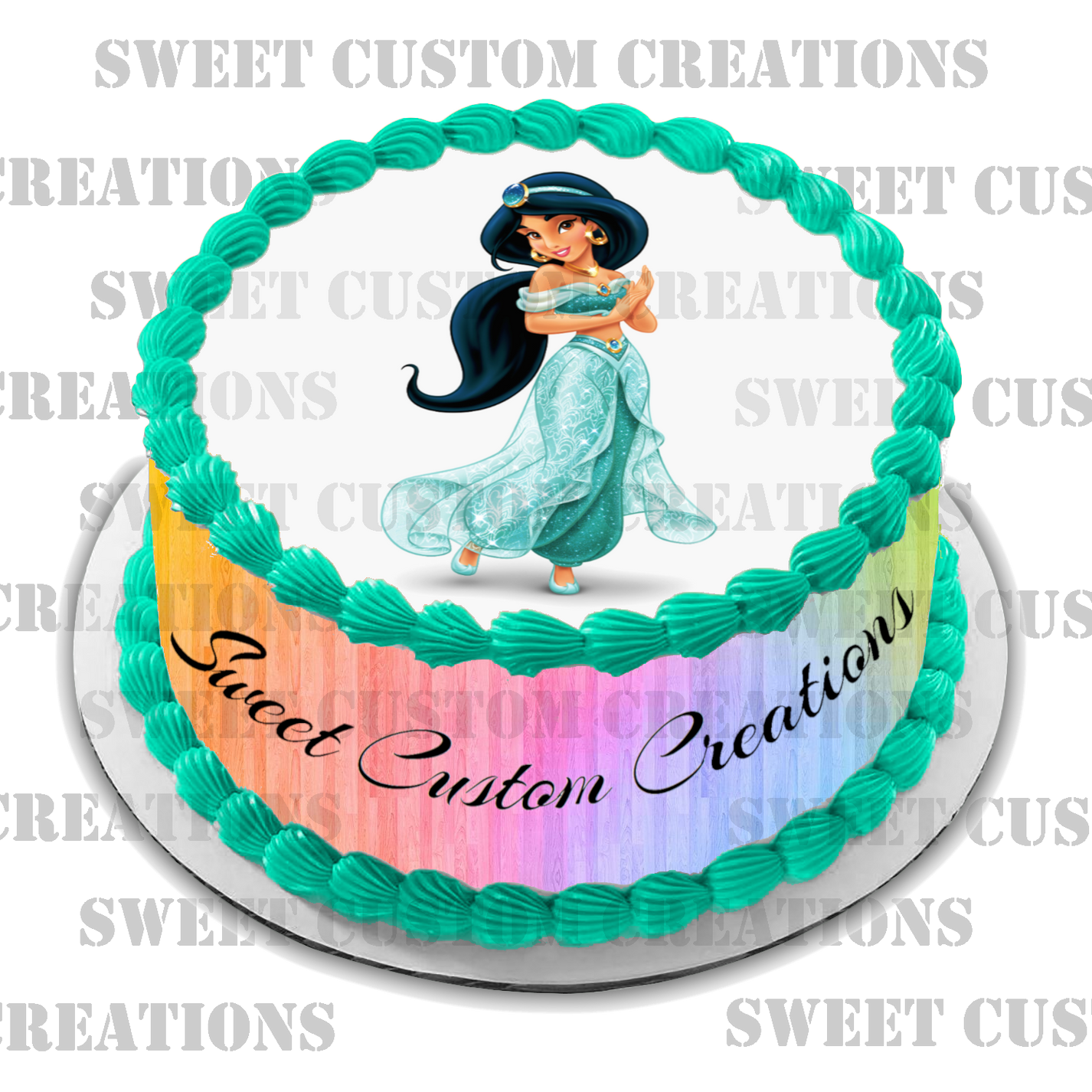 Princess Jasmine Edible Image Frosting Sheet 96 (70+ sizes) Sweet