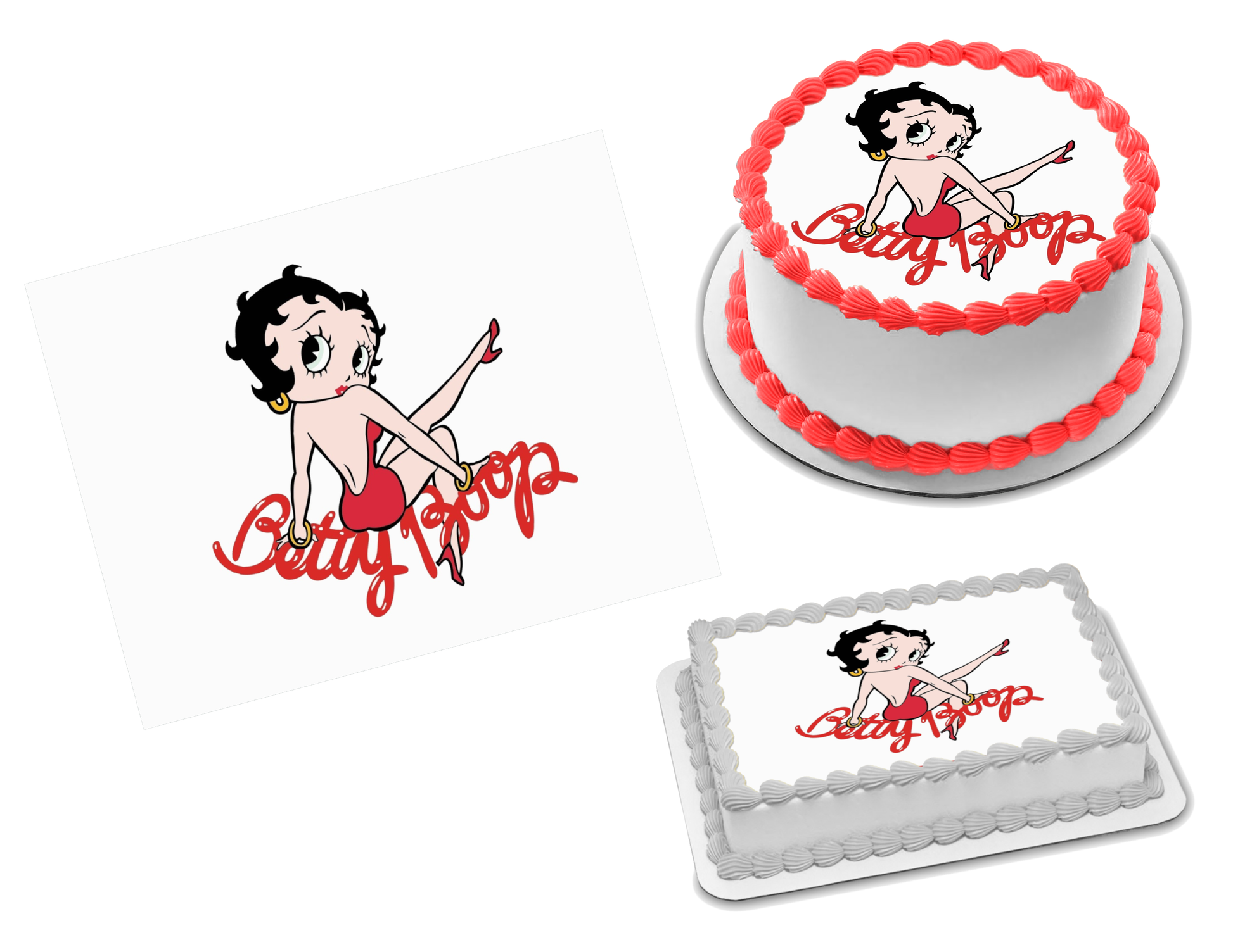 Supreme Edible Cupcake Toppers (12 Images) Cake Image Icing Sugar Shee -  PartyCreationz
