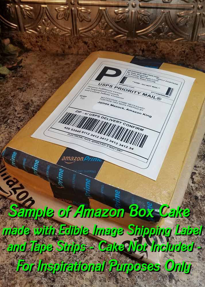 Amazon Prime Label Edible Image Frosting Sheet Cake (3 sizes) – Sweet ...